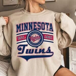 Minnesota Twin Crewneck Sweatshirt, Minnesota Twin Est 1901